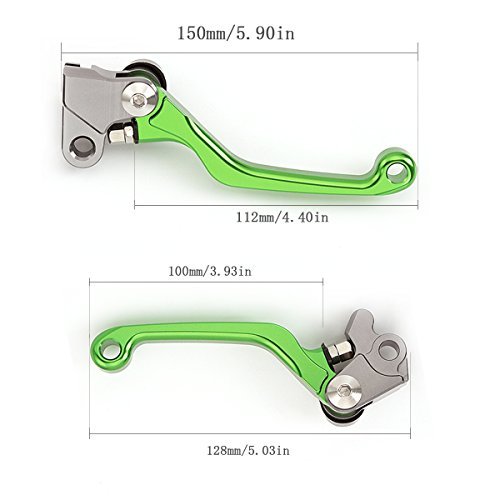 FXCNC CNC Aluminum Dirt Bike Pivot Brake Clutch Levers Compatible with CRF250R CRF 250 R 2007-2021, CRF450R CRF 450 R 2007-2020, CRF450RX CRF 450 RX 2017-2020, CRF250RX 2019-2021