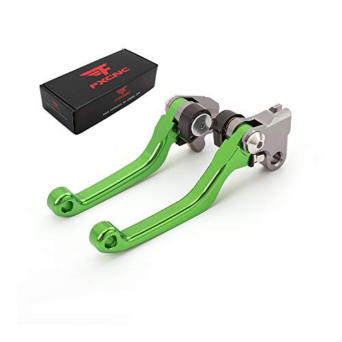 FXCNC CNC Aluminum Dirt Bike Pivot Brake Clutch Levers Compatible with CRF250R CRF 250 R 2007-2021, CRF450R CRF 450 R 2007-2020, CRF450RX CRF 450 RX 2017-2020, CRF250RX 2019-2021