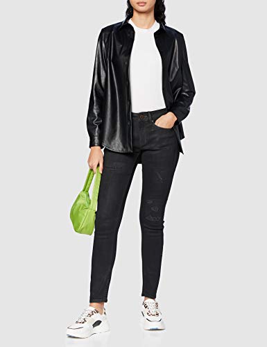 G-STAR RAW 3301 Mid Waist Skinny Jeans, Black Radiant Cobler Restored B472/B997, 27W/ 34L para Mujer