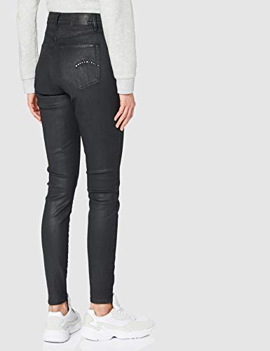 G-STAR RAW G-Star Shape High Waist Super Skinny Jeans, Cobler de obsidiana Negra B732-B154, 27W / L34 para Mujer
