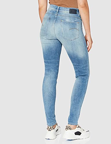 G-STAR RAW Lhana Skinny Jeans, Vintage Beryl Blue C296-c003, 27W / 28L para Hombre
