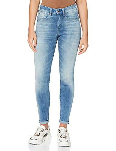 G-STAR RAW Lhana Skinny Jeans, Vintage Beryl Blue C296-c003, 27W / 28L para Hombre