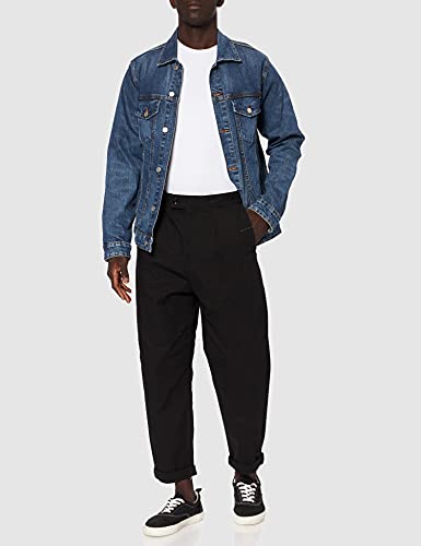 G-STAR RAW Worker Relaxed Chino Pantalones, Negro (Dk Black C832-6484), 32W x 32L para Hombre