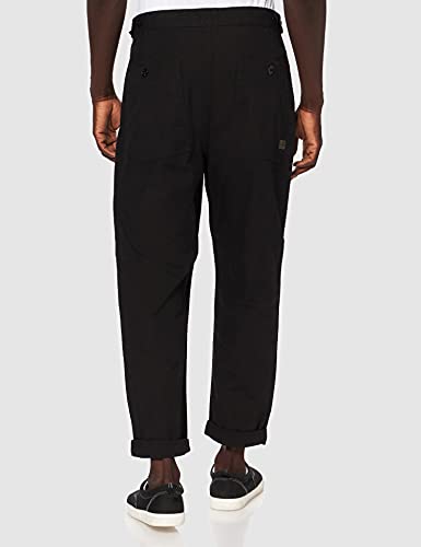 G-STAR RAW Worker Relaxed Chino Pantalones, Negro (Dk Black C832-6484), 32W x 32L para Hombre