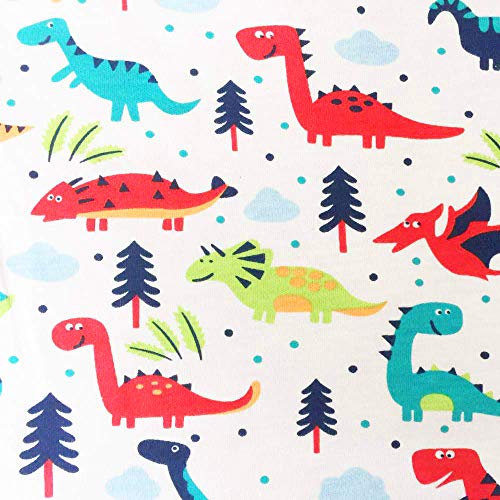 G-Tree Bebé Manta Confort con Etiqueta, Doudou Taggy Manta de seguridad, Multicolores Dinosaurio Manta con Cintas Juguete para la Dentición del Bebé - Rojo Textura Inferior