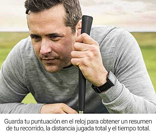 Garmin Approach S10 - Reloj de golf (campos mundiales preinstalados, resistencia al agua 5 ATM) color gris (powder grey)