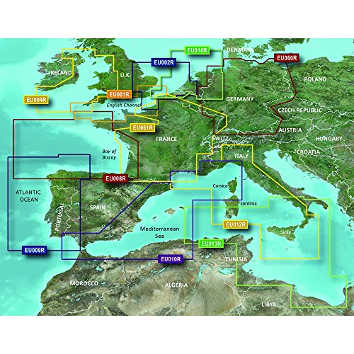 Garmin - Bluechart G2 Vision Spain Mediterranean Coast, Color veu010r