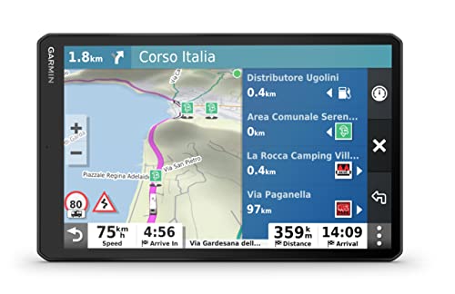 Garmin Camper 1090, navegador GPS de 10" para autocaravanas, Mapa Europa, tráfico Digital y navegación por Voz