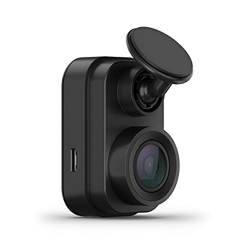 Garmin Dash CAM Mini 2 - Cámara Delantera para Coche de 2.1 MP Que graba a 1080 píxeles y 140 Grados, Detector de incidentes y Modo vehículo aparcado