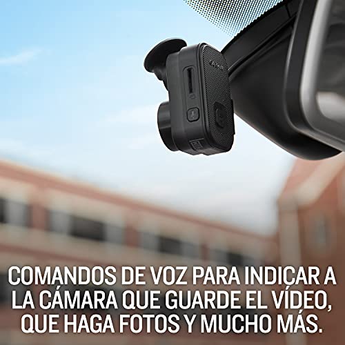 Garmin Dash CAM Mini 2 - Cámara Delantera para Coche de 2.1 MP Que graba a 1080 píxeles y 140 Grados, Detector de incidentes y Modo vehículo aparcado