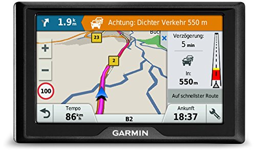 Garmin Drive 51 Central EU LMT-S - Navegador GPS con mapas de por Vida y tráfico vía móvil (Pantalla de 5in, Mapa Europa Completo) (Reacondicionado)