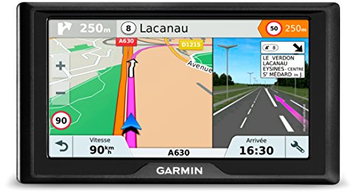 Garmin Drive 61 Full EU LMT-S - Navegador GPS con mapas de por vida y tráfico vía móvil (pantalla de 6", mapa Europa completo)