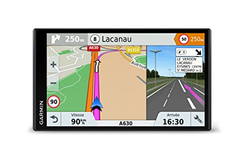 Garmin DriveSmart 61 Full EU LMT-S - Navegador GPS con mapas de por vida y tráfico vía móvil (pantalla de 6pulgadas mapa Europa completo)