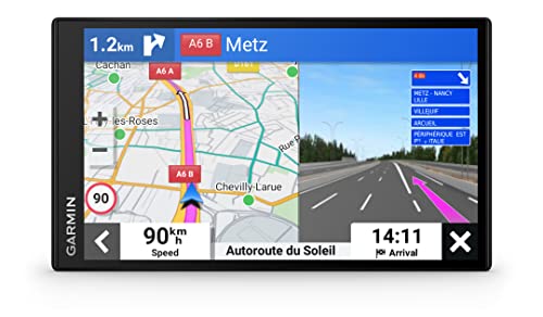 Garmin DriveSmart 76 EU MT-D, navegador GPS para coche de 7" con mapas de toda Europa de por vida y tráfico digital