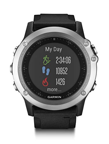 Garmin Fenix 3 HR GPS Multisport Watch with Outdoor Navigation and Wrist Based Heart Rate - Silver Edition (Certified Refurbished)