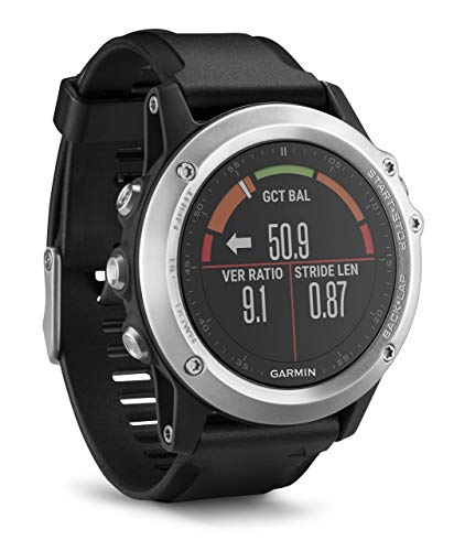 Garmin Fenix 3 HR GPS Multisport Watch with Outdoor Navigation and Wrist Based Heart Rate - Silver Edition (Certified Refurbished)