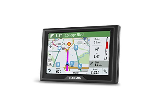 Garmin Sistema de navegación GPS Drive 51 USA+Can LMT-S con mapas de por Vida, tráfico en Vivo y estacionamiento en Vivo, alertas de Conductor, Acceso Directo, Datos de TripAdvisor y Foursquare