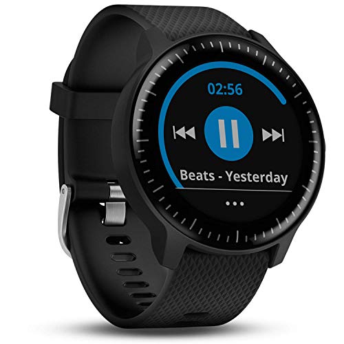 Garmin Smartwatch Vivoactive 3 Music GPS Mano Ciclismo Unisex Adulto, Negro y plata