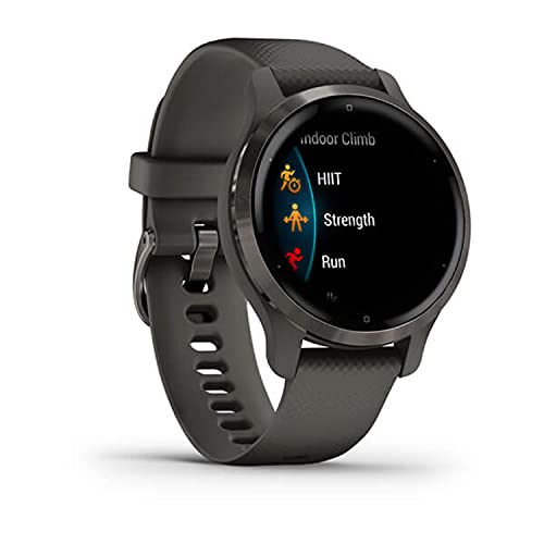 Garmin Venu 2S Reloj inteligente con GPS, música y deportes, Gris Pizarra