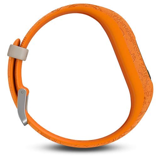 Garmin Vivofit Junior 2- Lado Luminoso Pulsera de Actividad para Niños, Ajustable, Color Naranja,Talla Única