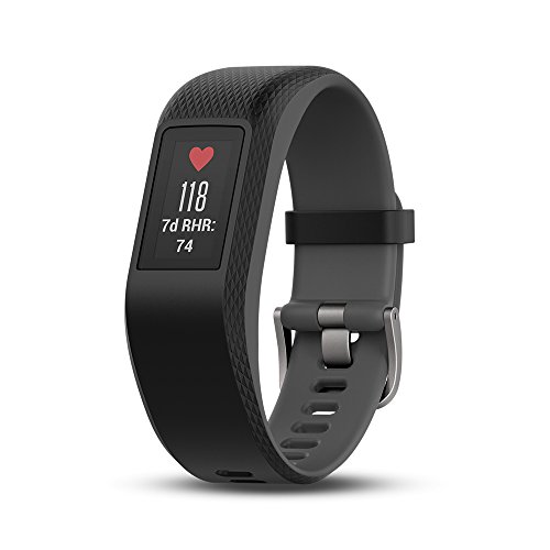 Garmin Vivosport Pulsera de Deporte con GPS y Monitor de Ritmo cardiaco, Gris, S/M (Reacondicionado)