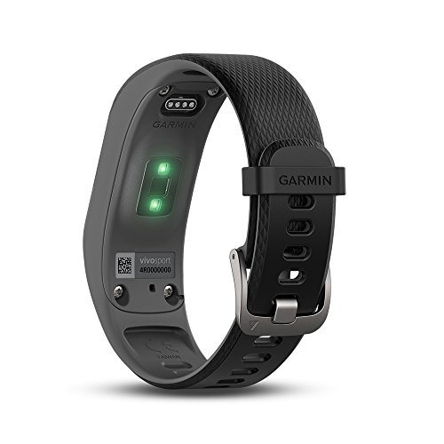 Garmin Vivosport Pulsera de Deporte con GPS y Monitor de Ritmo cardiaco, Gris, S/M (Reacondicionado)