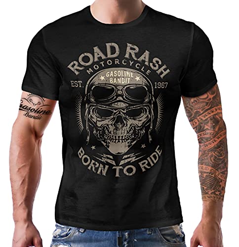 Gasoline Bandit Original Biker Racer Camiseta: Road Rash-XL