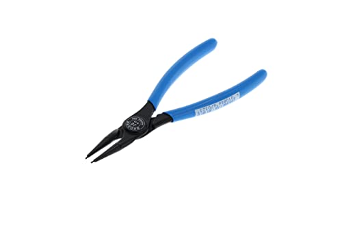 GEDORE Alicates para circlips para anillos de seguridad interiores, Mordazas rectas, Ø ejes: 8-13 mm, Ø puntas: 0,9 mm, Acero, 8000 J 0