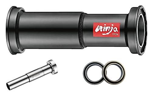 Generic Rodamiento interno, pedalier Token Ninja BB3724, 65 g, marco: BB90/BB95 Trek Bielas: Shimano 24 mm, soporte inferior para herramientas de montaje (herramienta), rodamientos adicionales.