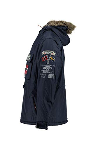 Geographical Norway - Parka De Hombre Boomerang AZUL MARINO XL