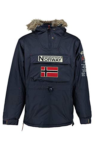 Geographical Norway - Parka De Hombre Boomerang AZUL MARINO XL