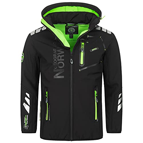 Geographical Norway Vantaa - Chaqueta para hombre (softshell), Negro 02., XL