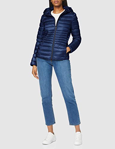 Geox D Jaysen B Chaqueta Acolchada, Azul Lima Oscura, 52 para Mujer