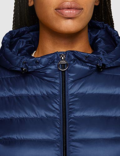 Geox D Jaysen B Chaqueta Acolchada, Azul Lima Oscura, 52 para Mujer