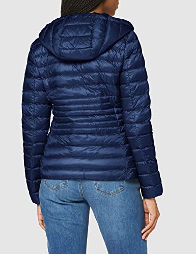 Geox D Jaysen B Chaqueta Acolchada, Azul Lima Oscura, 52 para Mujer