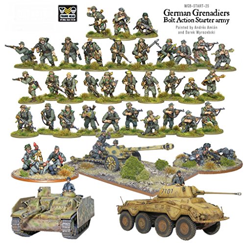 GERMAN GRENADIERS STARTER ARMY - 28mm Bolt Action Wargaming Miniatures by Warlord games