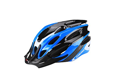 GES Rocket Casco con Visera, Unisex Adulto, Azul, M / 54-58