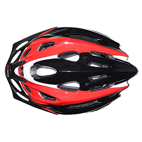 GES Rocket Casco con Visera, Unisex Adulto, Rojo, M / 54-58