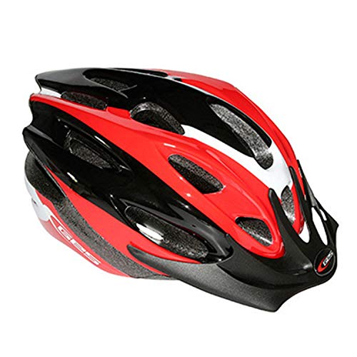 GES Rocket Casco con Visera, Unisex Adulto, Rojo, M / 54-58