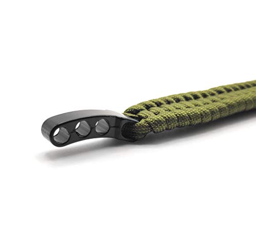 GET-GREEN Kit Aventura >>> Pulsera de Paracord 550 y Tarjeta Multiherramienta. Set de Acampada Camping. Acero y Cuerda de Paracaídas.