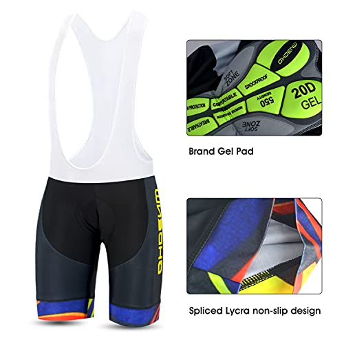 GHDENW Ropa Ciclismo Hombre Verano,Maillot Ciclismo Hombre Verano Manga Corta Conjunto Adecuado para Carreras de Bicicletas