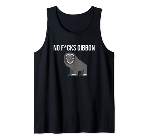 Gibbon Pun Funny Monkey Joke Camiseta sin Mangas