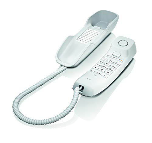 Gigaset DA210 - Teléfono Fijo con Cable, Color Blanco