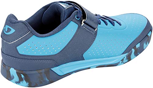 Giro Chamber II, Zapatos de Bicicleta de montaña Mujer, Multicolor (Blue Jewel/Midnight 17), 46 EU