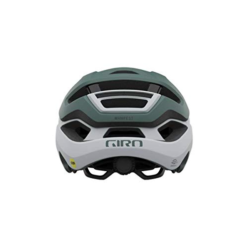 Giro Manifest Spherical Casco, Hombre, Gris Mate/Verde, M