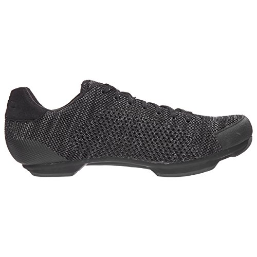 Giro Republic R Knit Road, Zapatos de Ciclismo de Carretera Hombre, Multicolor (Black/Charcoal Heather 000), 48 EU