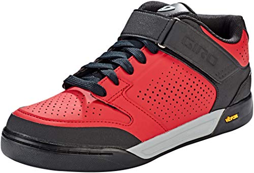 Giro Riddance Mid, Zapatos de Bicicleta de montaña Mujer, Multicolor Dark Red Black 15, 48 EU