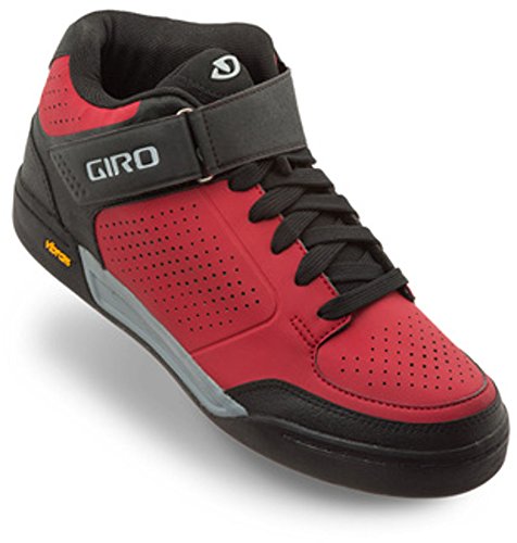 Giro Riddance Mid, Zapatos de Bicicleta de montaña Mujer, Multicolor Dark Red Black 15, 48 EU
