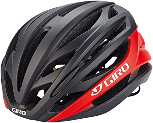 Giro Syntax MIPS Casco de Carretera, Unisex, Negro Mate/Brillante, Large/59-63 cm