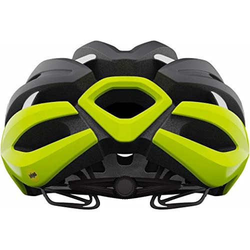 Giro Synthe MIPS II Casco, Hombre, Matte Black Fade/Highlight Yellow, S